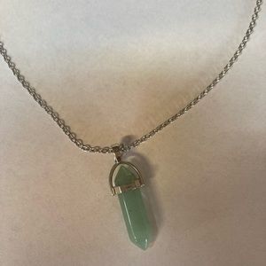 Beautiful Jade Crystal Quartz Necklace